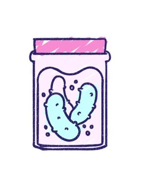 Pickles Tebeşir Çiziminin basınçlı animasyonu