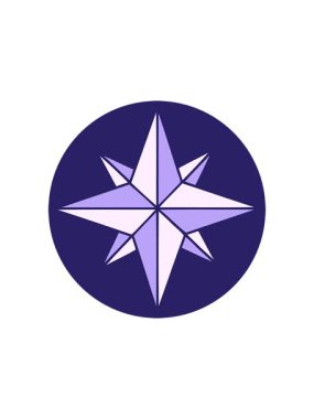 Bir yıldız sembolünün ikonik dövme biçiminin canlandırma etkisi