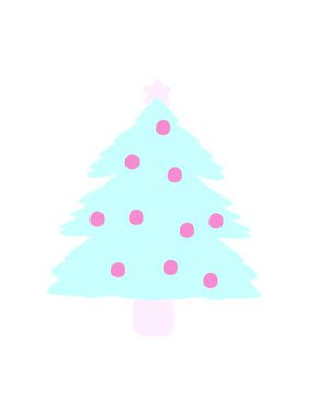 Titreşimli hareketler Noel ağacı karalamalarının animasyonu