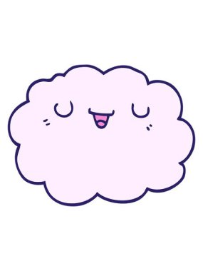 Çizgi film bulutunun animasyonunu çalıştır