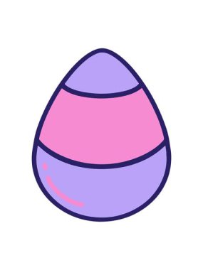 tatlı paskalya yumurtalarının hareketli animasyonu