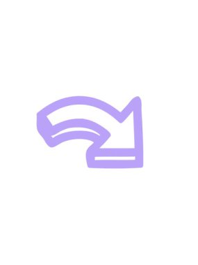 Yön ok sembolünün yatay titreşimli animasyonu