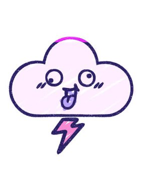 Basit Bulut Tebeşiri Çiziminin canlandırmasını çalıştır