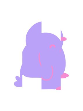 Tatlı bir penguenin bölme hareketi canlandırması