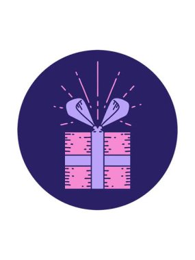 Bir dövme çizim simgesinin dönen hareketli animasyonu