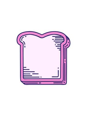 Dövmenin geleneksel bir ekmek dilimi şeklinde yıldız patlaması etkisi animasyonu