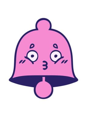 Tatlı bir çan çizgi filminin animasyonunu bob ve duraklat