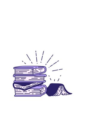 Geleneksel dövme stili kitapların animasyonunu genişletiyorum.