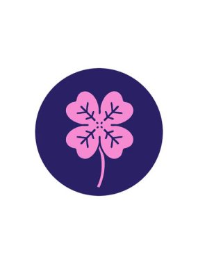 Dört yapraklı yoncanın gösterişli satış animasyonu