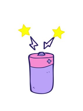 dönen yıldızlar çizgi film aküsünün animasyonu