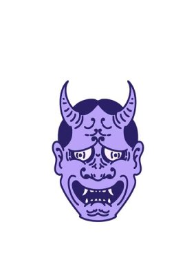 Japon tiyatro kabuki maskesinin animasyonunu genişletiyor.