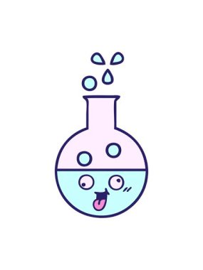 tatlı test tüpü çizgi filminin animasyonunu bob ve duraklat