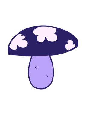 karikatür mantar sanatının animasyonunu durdurup duraklat