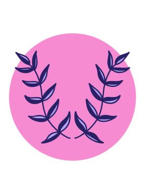 Dövme stili bir defne resminin basınçlı canlandırması