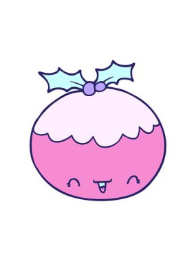 Tatlı Noel pudinginin dikkat çekici animasyonu