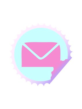 Bir kağıdın dairesel soyulan çıkartma karikatürünün hareketli animasyonu