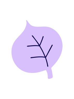 Basit yaprağın neon ışık efekti canlandırması