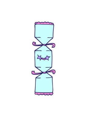 Noel krakerinin hareketli animasyonu