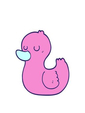 Çizgi film ördeğinin animasyonunu genişletiyor.