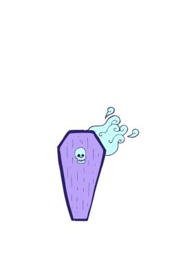 Ürkütücü karikatür tabutunun animasyonunu uzatıyorum.