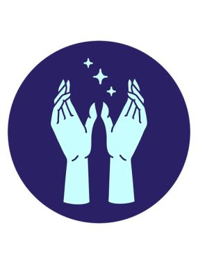 uzanan ellerin görüntüsünün hareketli animasyonu