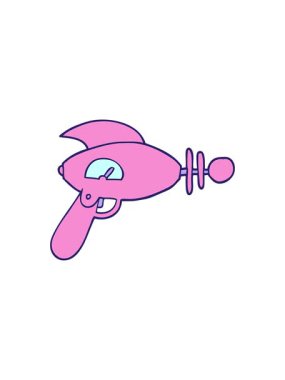 Işın silahının çiziminin hareketli animasyonu