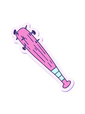 Elle çizilmiş yarasanın çizilmiş karikatür çiziminin piksel efekti