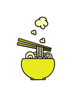 Buharda pişen sıcak eriştenin renk değişimi