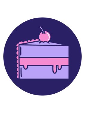 Bir çikolatalı pastanın canlandırmasını bob ve duraklat