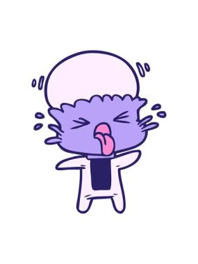 Garip uzaylıların titreyen hareketleri.