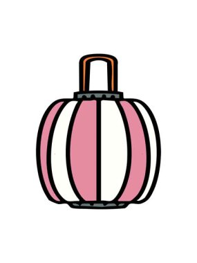 Geleneksel Japon kağıt el feneri animasyonunu patlatan basınç