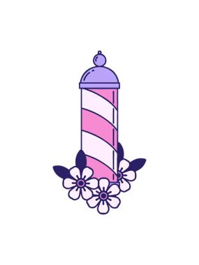 Dövmenin animasyonunu geleneksel stil berber direğine uyarla