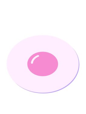 sahanda yumurta çıkartmasının hareketli animasyonu