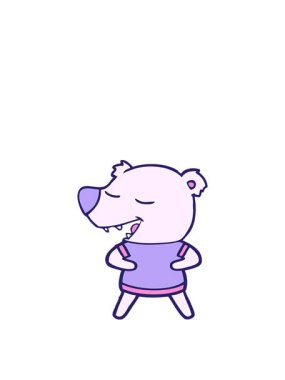 Zıplayan Kutup Ayısı çizgi filminin animasyonu