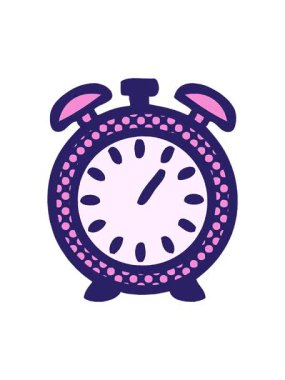 Bir alarmlı saatin çizgi roman tarzı animasyonunu patlatmak