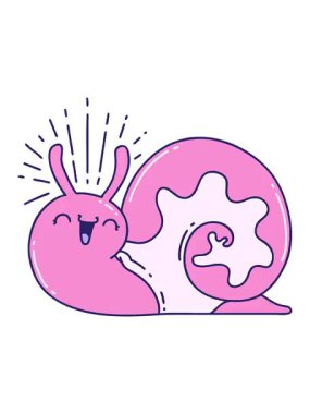 Geleneksel dövme stili mutlu salyangozun pixelize etkisi