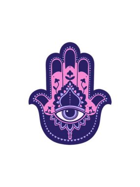 Dikkat çekici bir hamza ikonik dövme görüntüsü.