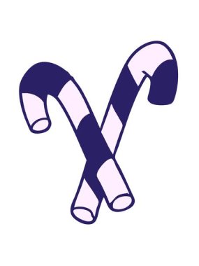 Çizgi film şeker kamışlarının hareketli animasyonları