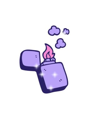 Çizgi film karalamalarının ışıltılı etkisi. Daha hafif.