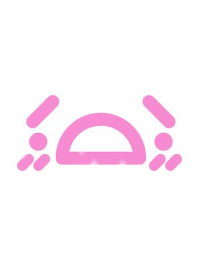 Mutsuz şok olmuş yüz simgesinin simge etkisi