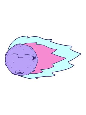 bob ve duraklat göktaşının animasyonu