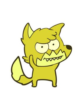 Sırıtan tilki çizgi filminin renk animasyonu değişiyor