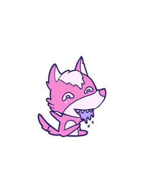 Fox çizgi film görüntüsünün satış flaş animasyonu