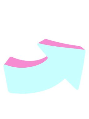 ok karikatür elementinin hareketli animasyonu