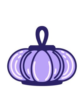 Japon tarzı kağıt fenerin asılı halinin animasyonu.