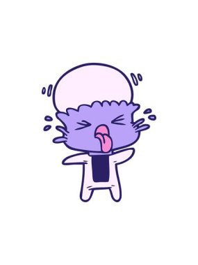 Garip uzaylıların hareketli animasyonları