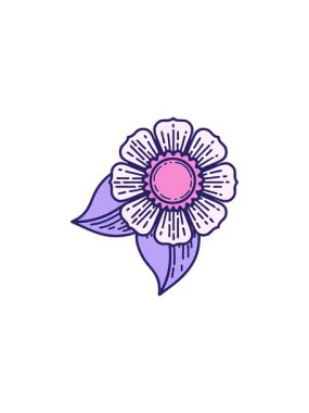 Bir çiçeğin ikonik dövmesinin satış animasyonu