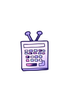 karikatür bilimsel enstrümanının hareketli animasyonu