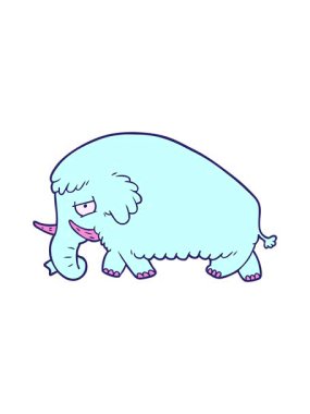 Çizgi film mamutunun animasyonunu çalıştır.