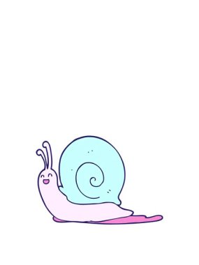 Çizgi film salyangozunun animasyonunu uzatıyorum.